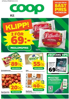 Coop-katalog i Klinte | Top-erbjudanden för alla fyndjägare | 2025-08-25T00:00:00.000Z - 2025-08-31T00:00:00.000Z