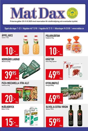 Matdax-katalog i Vingåker | Matdax reklambad | 2025-08-25T00:00:00.000Z - 2025-08-31T00:00:00.000Z