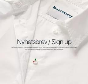 Boomerang-katalog i Örebro | 10% rabatt på din första order! | 2025-08-27T00:00:00.000Z - 2025-09-12T00:00:00.000Z