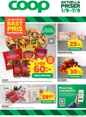 Coop-katalog i Salem | Top-deals för alla kunder | 2025-09-01T00:00:00.000Z - 2025-09-07T00:00:00.000Z
