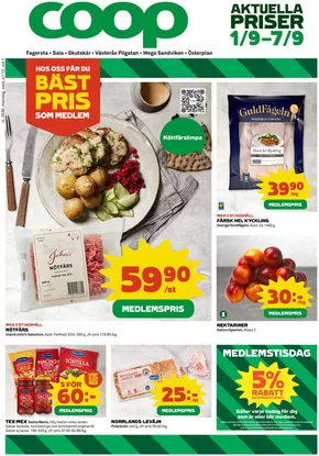 Coop-katalog i Burträsk | Spara nu med våra deals | 2025-09-01T00:00:00.000Z - 2025-09-07T00:00:00.000Z
