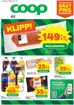 Coop-katalog i Burträsk | Top-erbjudanden för alla fyndjägare | 2025-09-01T00:00:00.000Z - 2025-09-07T00:00:00.000Z