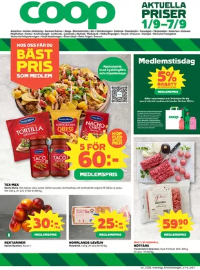 Coop-katalog i Trelleborg | Stort urval av erbjudanden | 2025-09-01T00:00:00.000Z - 2025-09-07T00:00:00.000Z
