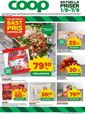 Coop-katalog i Svenljunga | Våra bästa fynd | 2025-09-01T00:00:00.000Z - 2025-09-07T00:00:00.000Z
