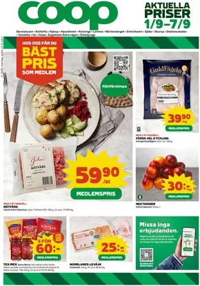 Coop-katalog i Bromölla | Rabatter och kampanjer | 2025-09-01T00:00:00.000Z - 2025-09-07T00:00:00.000Z
