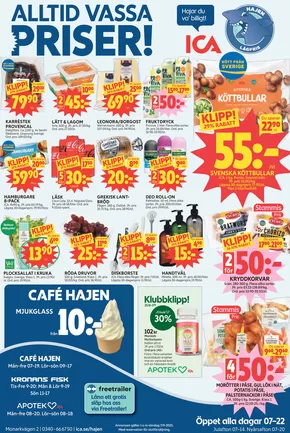 ICA Hajen Lågpris-katalog i Vimmerby | ICA Hajen Lågpris reklamblad | 2025-09-03T00:00:00.000Z - 2025-09-17T00:00:00.000Z