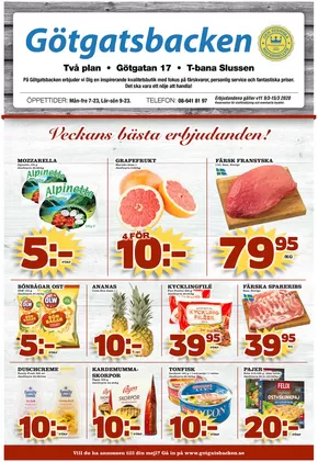 Veckans erbjudande!