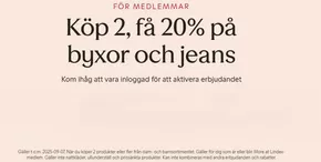 Lindex-katalog | Köp 2, få 20% på byxor och jeans! | 2025-09-03T00:00:00.000Z - 2025-09-09T00:00:00.000Z