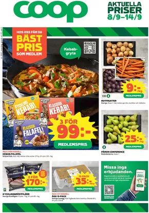 Coop-katalog i Kävlinge | Fantastiska rabatter på utvalda produkter | 2025-09-08T00:00:00.000Z - 2025-09-14T00:00:00.000Z