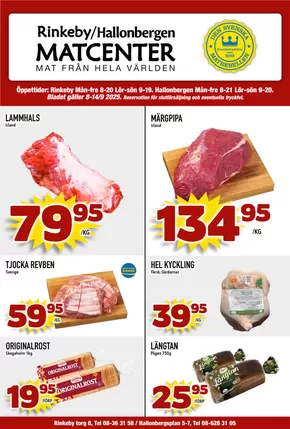 Matcenter-katalog i Svalöv | Veckans erbjudanden Matcenter | 2025-09-08T00:00:00.000Z - 2025-09-22T00:00:00.000Z