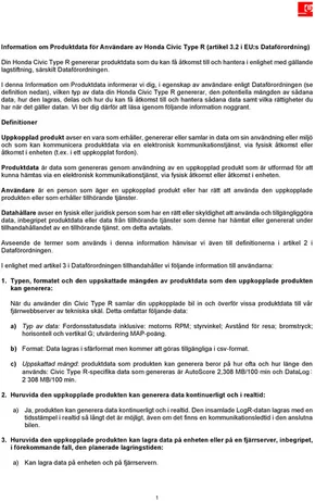 Honda-katalog i Anderstorp | Honda SWEDEN Civic Type R | 2025-09-09T00:00:00.000Z - 2026-09-09T00:00:00.000Z