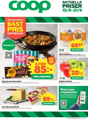 Coop-katalog i Mölndal | Stort urval av erbjudanden | 2025-09-15T00:00:00.000Z - 2025-09-21T00:00:00.000Z