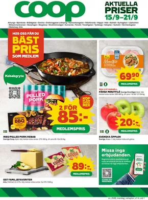 Coop-katalog i Kil (Värmland) | Fantastiskt erbjudande för alla kunder | 2025-09-15T00:00:00.000Z - 2025-09-21T00:00:00.000Z