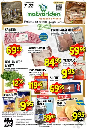 Matvärlden-katalog i Täby | Veckans erbjudanden Kungens Kurva! | 2025-09-12T00:00:00.000Z - 2025-09-18T00:00:00.000Z