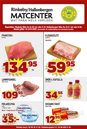 Matcenter-katalog i Nässjö | Veckans erbjudanden Matcenter | 2025-09-15T00:00:00.000Z - 2025-09-29T00:00:00.000Z