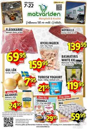 Matvärlden-katalog i Hammarstrand | Veckans erbjudanden Veddesta! | 2025-09-17T00:00:00.000Z - 2025-09-23T00:00:00.000Z