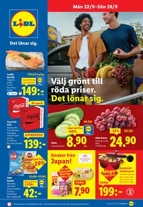 Lidl-katalog | Nya erbjudanden att upptäcka | 2025-09-22T00:00:00.000Z - 2025-09-28T00:00:00.000Z