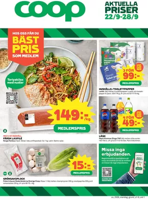 Coop-katalog i Upplands Väsby | Spara nu med våra deals | 2025-09-22T00:00:00.000Z - 2025-09-28T00:00:00.000Z