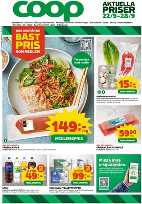 Coop-katalog i Helsingborg | Fantastiskt erbjudande för fyndjägare | 2025-09-22T00:00:00.000Z - 2025-09-28T00:00:00.000Z