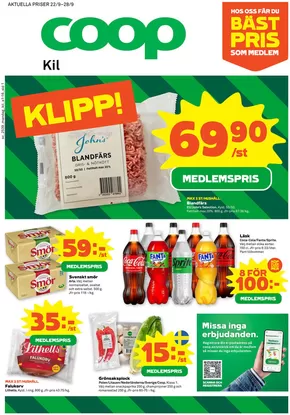 Coop-katalog i Hammarstrand | Top-deals och rabatter | 2025-09-22T00:00:00.000Z - 2025-09-28T00:00:00.000Z