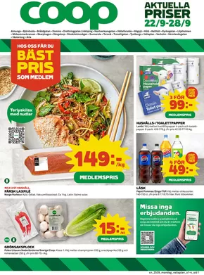 Coop-katalog i Hemse | Top-erbjudanden för sparrävar | 2025-09-22T00:00:00.000Z - 2025-09-28T00:00:00.000Z