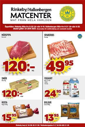 Matcenter-katalog i Luleå | Veckans erbjudanden Matcenter | 2025-09-22T00:00:00.000Z - 2025-10-06T00:00:00.000Z