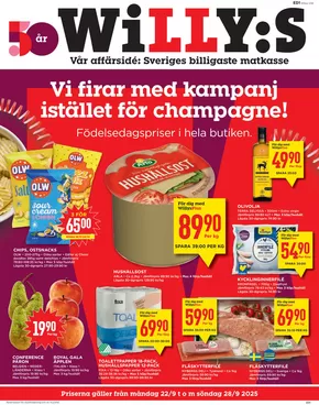 Willys-katalog i Falun | Aktuella specialerbjudanden | 2025-09-22T00:00:00.000Z - 2025-09-28T00:00:00.000Z