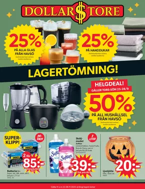 DollarStore-katalog i Boo | DollarStore Erbjudanden | 2025-09-23T00:00:00.000Z - 2025-10-07T00:00:00.000Z