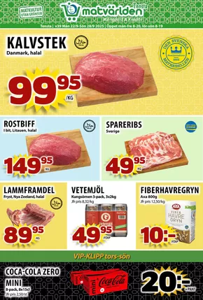 Matvärlden-katalog i Pajala | Veckans erbjudanden Tensta!  | 2025-09-23T00:00:00.000Z - 2025-09-29T00:00:00.000Z