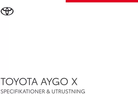Toyota-katalog i Storebro | Toyota Aygo X | 2025-09-24T00:00:00.000Z - 2026-09-24T00:00:00.000Z