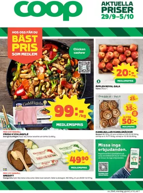 Coop-katalog i Karlstad | Top-erbjudanden för sparrävar | 2025-09-29T00:00:00.000Z - 2025-10-05T00:00:00.000Z