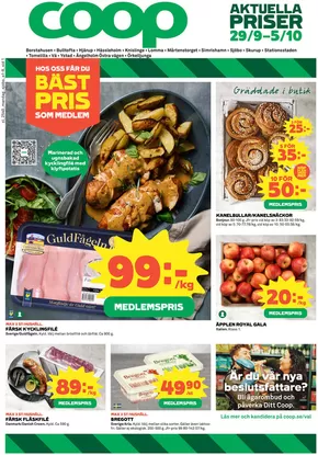Coop-katalog i Lärbro | Våra bästa deals för dig | 2025-09-29T00:00:00.000Z - 2025-10-05T00:00:00.000Z