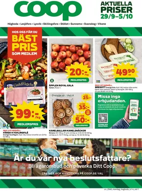 Coop-katalog | Aktuella fynd och erbjudanden | 2025-09-29T00:00:00.000Z - 2025-10-05T00:00:00.000Z