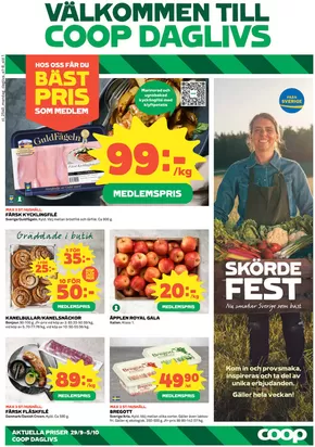 Coop Daglivs-katalog i Slite | Rabatter och kampanjer | 2025-09-29T00:00:00.000Z - 2025-10-05T00:00:00.000Z
