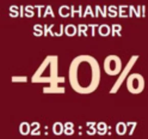 Upp till 40%!