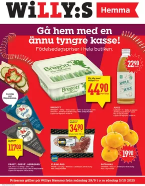 Willys-katalog i Stockholm | Willys Erbjudanden | 2025-09-29T00:00:00.000Z - 2025-10-05T00:00:00.000Z