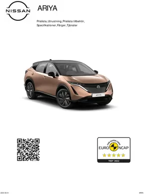 Nissan-katalog i Västervik | ARIYA Kundprislista | 2025-09-29T00:00:00.000Z - 2025-10-13T00:00:00.000Z