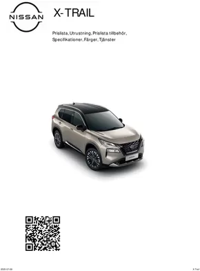 Nissan-katalog i Västervik | New X TRAIL Kundprislista | 2025-09-29T00:00:00.000Z - 2025-10-13T00:00:00.000Z