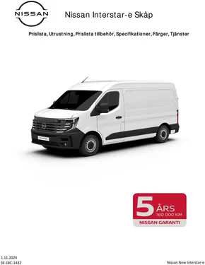 Nissan-katalog i Västervik | 18C SE INTERSTAR Kundprislista New Interstar e | 2025-09-29T00:00:00.000Z - 2025-10-13T00:00:00.000Z