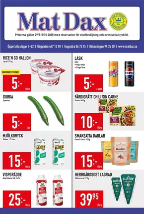 Matdax reklambad