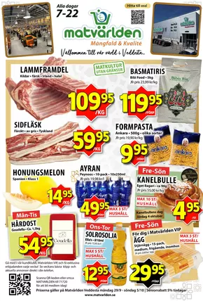 Matvärlden-katalog i Laholm | Veckans erbjudanden Veddesta! | 2025-10-01T00:00:00.000Z - 2025-10-07T00:00:00.000Z