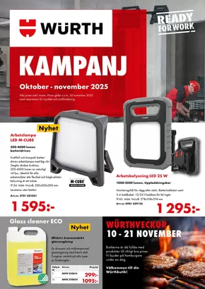 Würth-katalog i Hedemora | Kampanj gemensam! | 2025-10-01T00:00:00.000Z - 2025-11-30T00:00:00.000Z