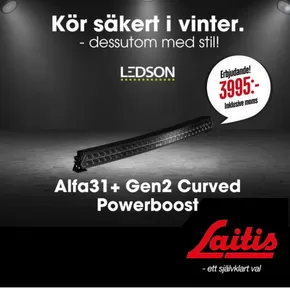 Laitis-katalog | Nu har vi packat upp nyheter från LEDSON! | 2025-10-01T00:00:00.000Z - 2025-10-15T00:00:00.000Z