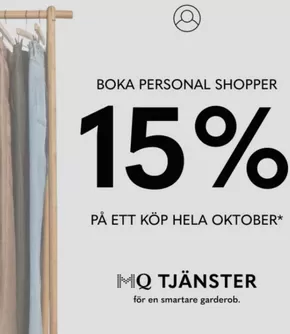 MQ-katalog i Ängelholm | 15% på ett köp hela oktober! | 2025-10-01T00:00:00.000Z - 2025-10-31T00:00:00.000Z
