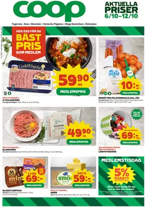 Coop-katalog i Skäggesta | Aktuella fynd och erbjudanden | 2025-10-06T00:00:00.000Z - 2025-10-12T00:00:00.000Z
