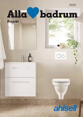 Ahlsell-katalog i Huddinge | Alla älskar badrum - Projekt | 2025-10-02T00:00:00.000Z - 2025-10-16T00:00:00.000Z