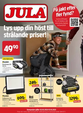 Jula-katalog i Harads | kampanjbladet Jula | 2025-10-02T00:00:00.000Z - 2025-10-15T00:00:00.000Z