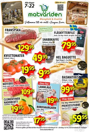 Matvärlden-katalog i Norrköping | Veckans erbjudanden Kungens Kurva! | 2025-10-06T00:00:00.000Z - 2025-10-12T00:00:00.000Z