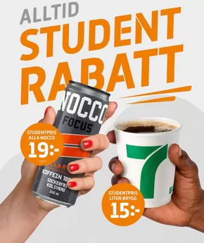 7 eleven-katalog i Norrköping | Alltid student rabatt! | 2025-10-07T00:00:00.000Z - 2025-10-22T00:00:00.000Z