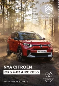 Citroën-katalog i Kinna | Citroën Läs mer om nya C3 Aircross | 2025-10-09T00:00:00.000Z - 2026-10-09T00:00:00.000Z